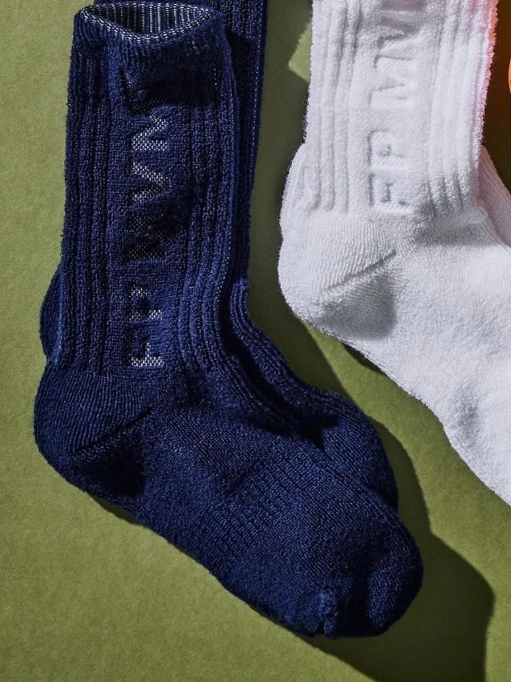 FP Movement Terry Recovery crew Sock - Navy NWT